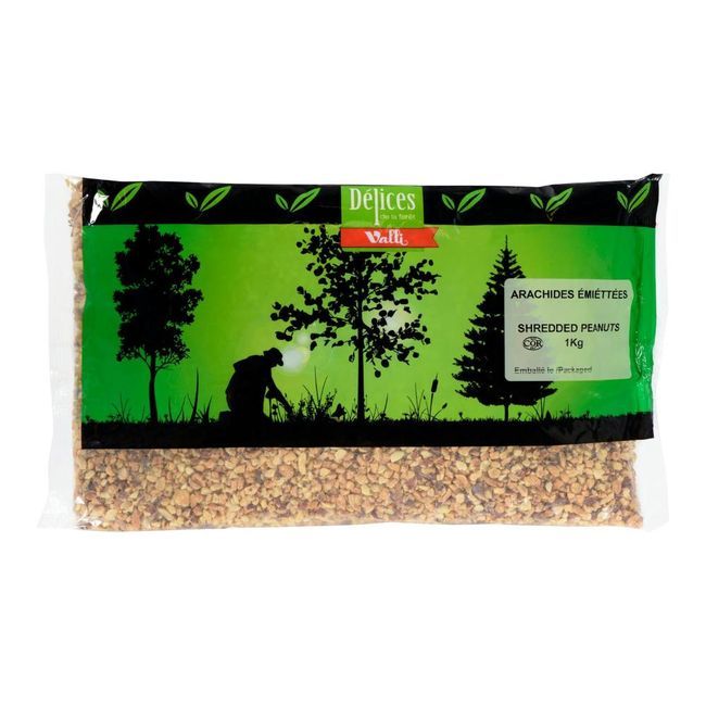 Delices Foret Crumbled Peanuts - Bulk, 1 Kg -- 3 Per Case