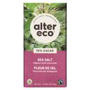 Organic 70 Percent Cacao Sea Salt Dark Chocolate Bar