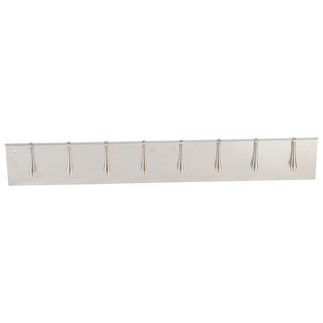 Louis Tellier Stainless Steel 62.5 Cm Check Holder With 8 Springs, 25 In Length X 3.9 In Width X 0.8 In Height