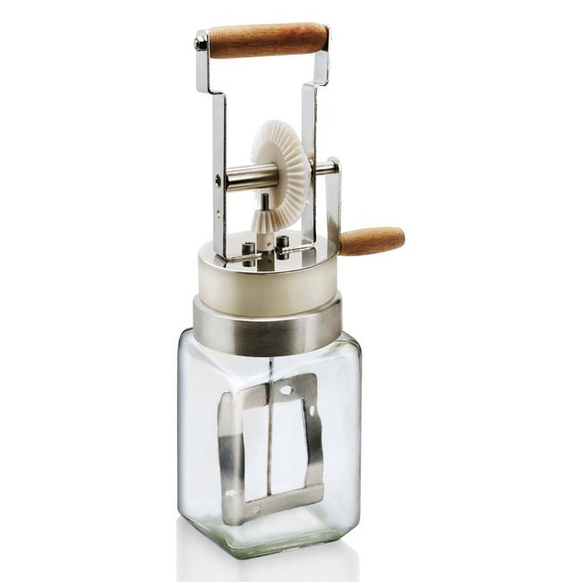 Louis Tellier Baratte À Beurre En Acier Inoxydable, 11,4 X 11,4 X 39,9 Cm