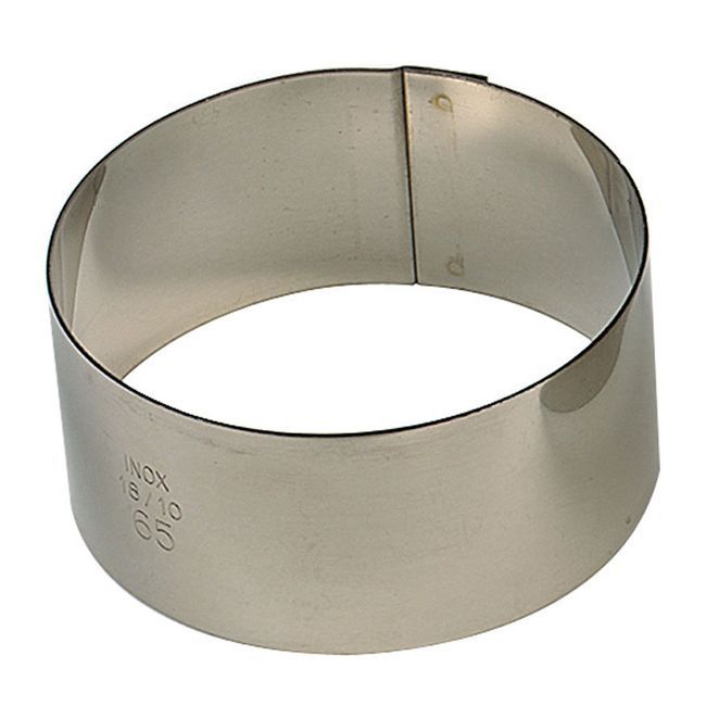 Gobel Anneau Rond En Acier Inoxydable Pour Nonnette, Cavité De 2,4 Po De Diamètre X 1,2 Po De Hauteur