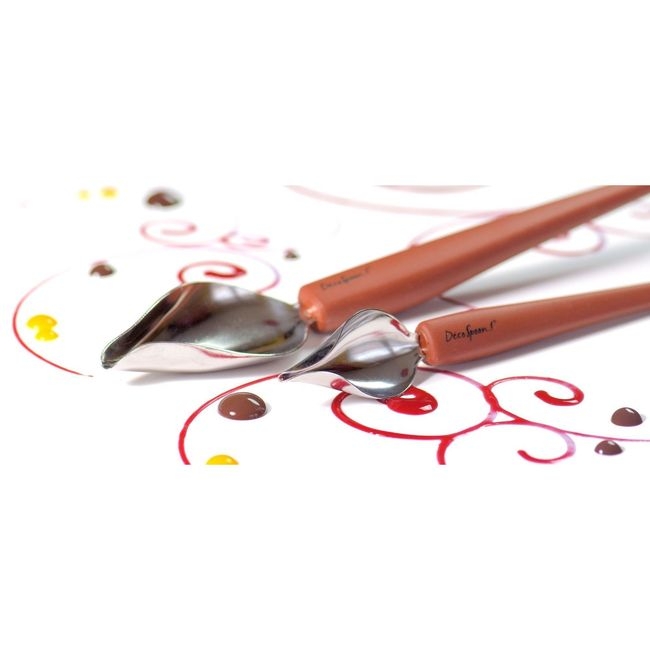 Stainless Steel Decoration Spoon with Silicone Handle