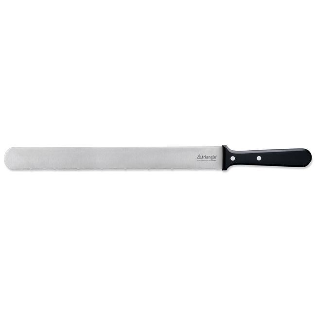 Triangle Couteau De Boulanger Dentelé Professionnel, 12 Po