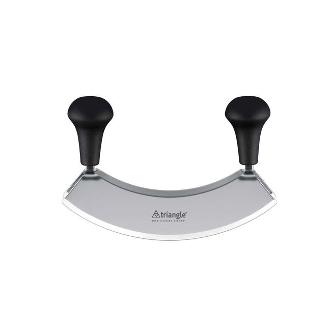 Stainless Steel Double Blade Mincing Knife - Boxed