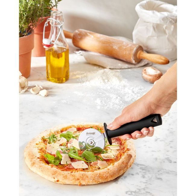 Triangle Stainless Steel Pizza Cutter, 1 9cm X 6 Cm X 1.8 Cm