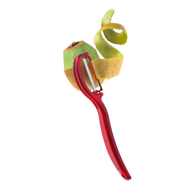 Serrated Blade Red Vertical Peeler - Boxed