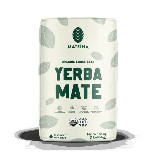 Mateina Organic Yerba Mate, 454 G -- 10 Per Case