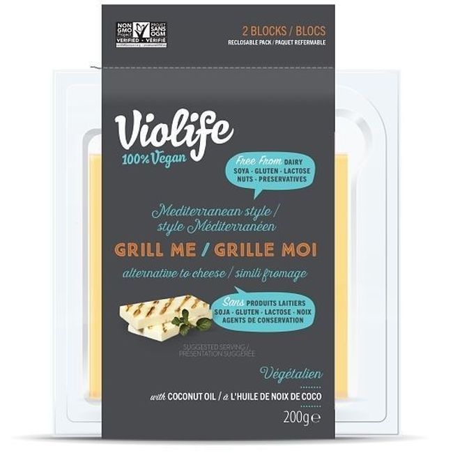 Violife Fromage Grill Me Vegan Style Méditerranéen, 200 G -- 8 Par Boîte