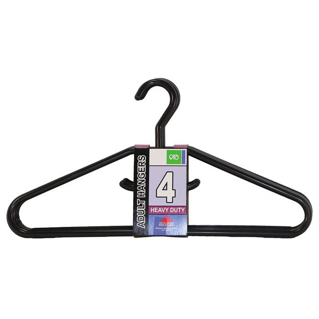 Eraware Cintre Noir Lourd, 4 Unités -- 18 Par Boîte