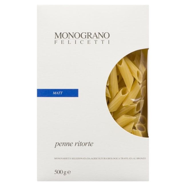 Organic Matt Durum Wheat Penne Ritorte