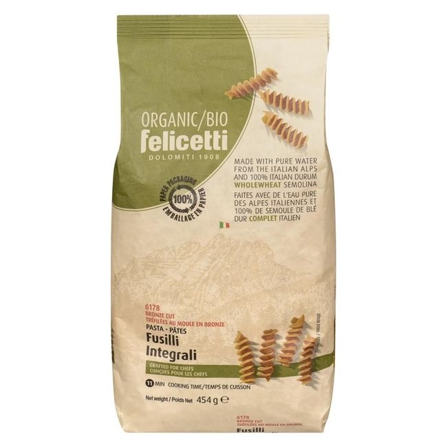 Organic Durum Wholewheat Fusilli