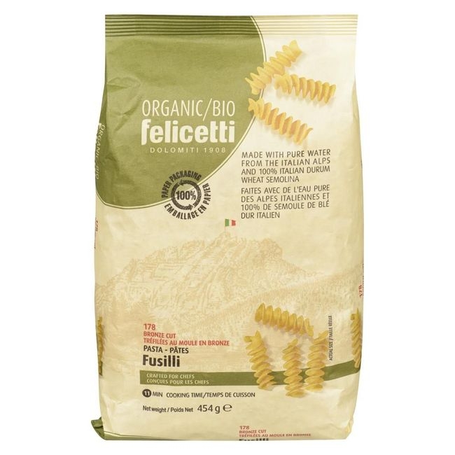 Organic Durum Wheat Fusilli