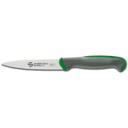 Tecna Green Paring Knife with Semi Polished Blade Finishing