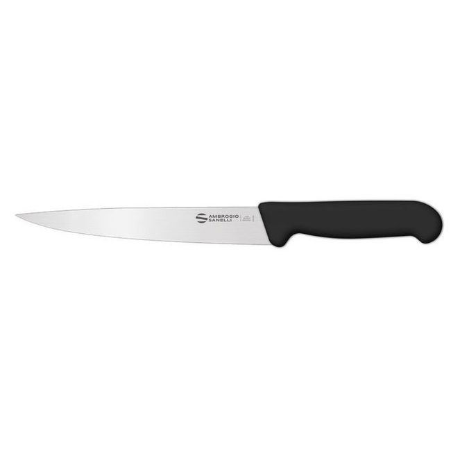 Ambrogio Sanelli Couteau À Fileter Le Poisson Supra Flexible Avec Finition De Lame Semi-polie, 7 Po