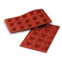Siliconflex Alimentary Silicone 15 Cavities Pyramid Mold 1.42 x 1.42 x 0.87 in