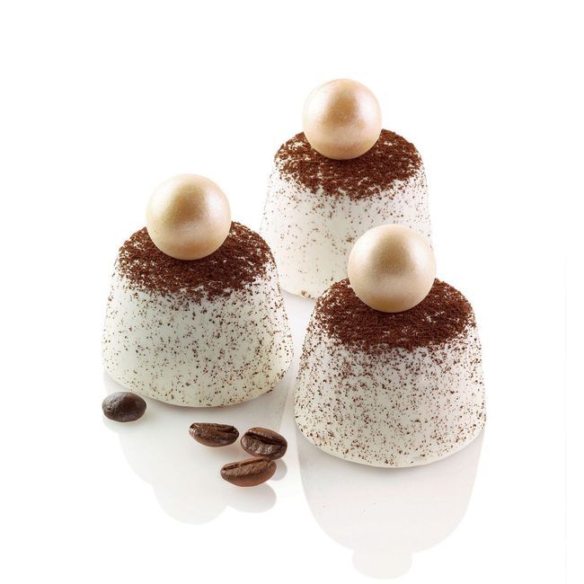 Silikomart Moule À Mini-muffins En Silicone Noir, 70 Cavités, 61 Cm De Longueur X 40 Cm De Largeur X 3,8 Cm De Hauteur