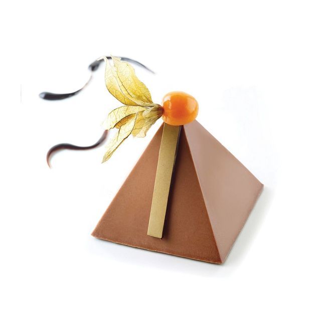 Silikomart Moule Pyramidal En Silicone Noir À 24 Cavités, 61 X 40 X 7,6 Cm