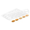 Silicone 42-Cavity Round Decorative Element Chablon Mold