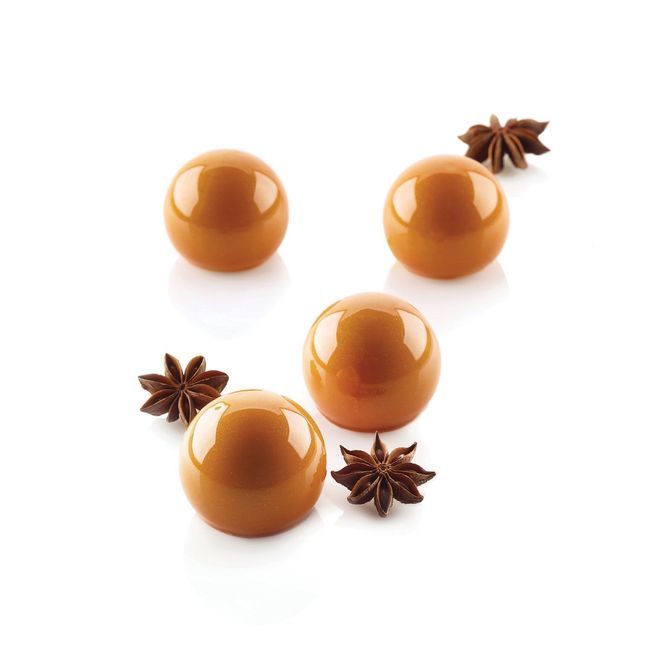 Silikomart Moule À Truffes En Silicone Curveflex 15 Cavités, 33,3 X 18 X 4,1 Cm