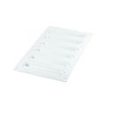 Microperforated Oblong Tart Ring and 6 Cavities Silicone Mold Kit