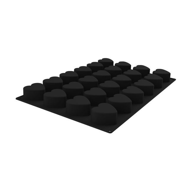 Silikomart Moule En Silicone En Forme De Cœur À 24 Cavités, 61 X 40 X 5 Cm