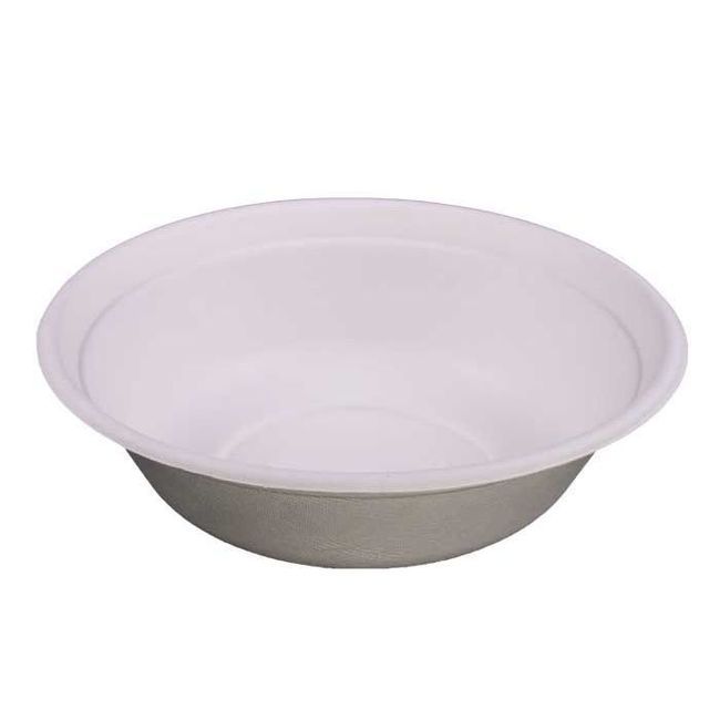 Kitch 24/7 Disposable White Molded Fiber Bowl, 32 Oz -- 400 Per Case