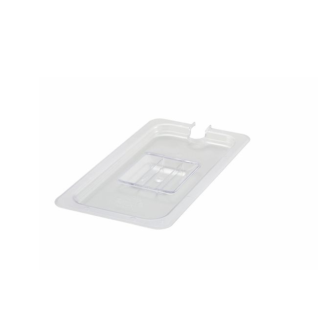 SP7300C Polycarbonate Third Size Notched Cover for Food Pan