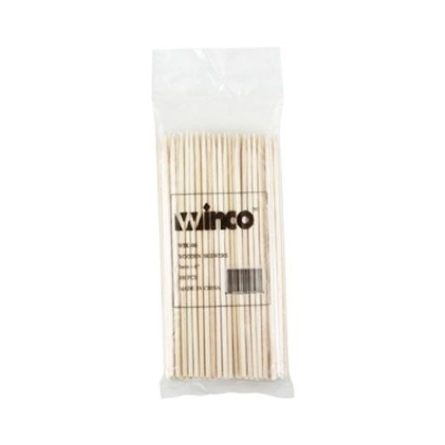 Winco Brochette En Bambou Wsk-06, 6 Po -- 100 Par Boîte