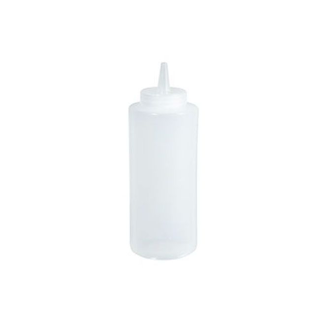 PSB-08C Plastic Clear Regular Squeeze Bottle