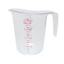 PMCP-100 Polycarbonate Clear Measuring Cup with Color Graduations