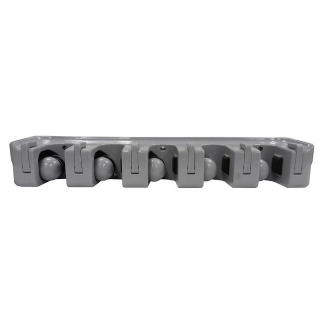 Winco Support Pour Balai/serpillière Mhh-5 Avec 5 Pinces Et 6 Crochets, 16 Po