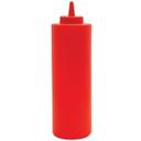 PSB-24R Plastic Red Regular Squeeze Bottle
