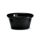 RP-2K Melamine Black Plain Ramekin