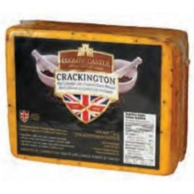 Coombe Castle Crackington Red Leicester Au Poivre Noir, 2,5 Kg -- 6 Par Caisse