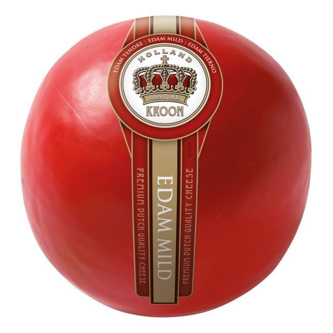 Kroon Boules De Fromage Edam Doux -- 6 Par Caisse