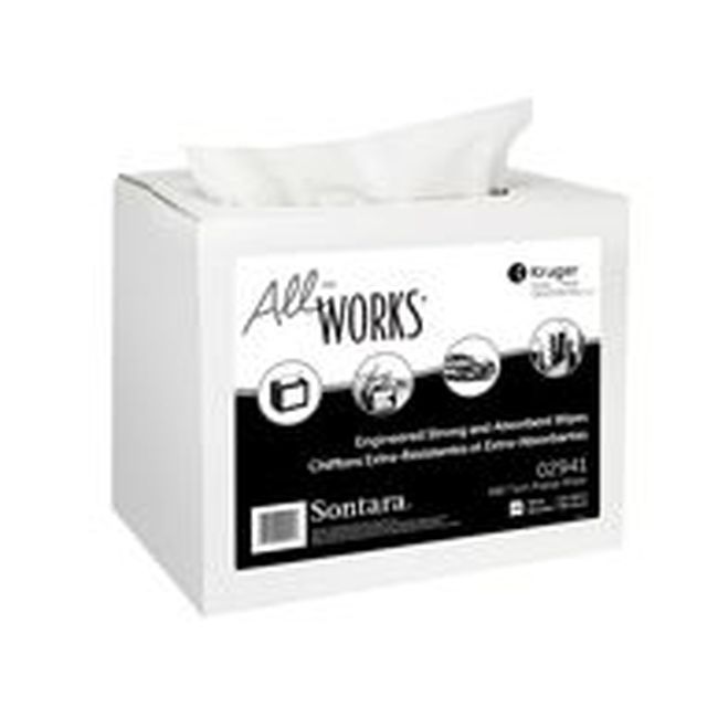 All Works Essuie-glace Double Escamotable K80, 12 X 16,5 Po -- 250 Par Boîte