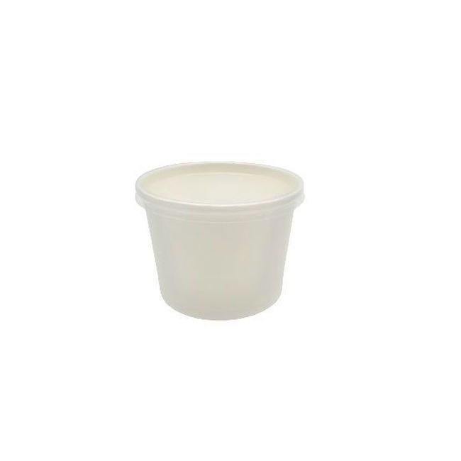 Somi White Bulk Paper Food Container, 12 Oz Capacity -- 250 Per Case