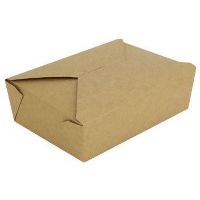 Somi Number 3 Kraft Take Out Box, 7.75 X 5.5 X 2.5 In -- 200 Per Case