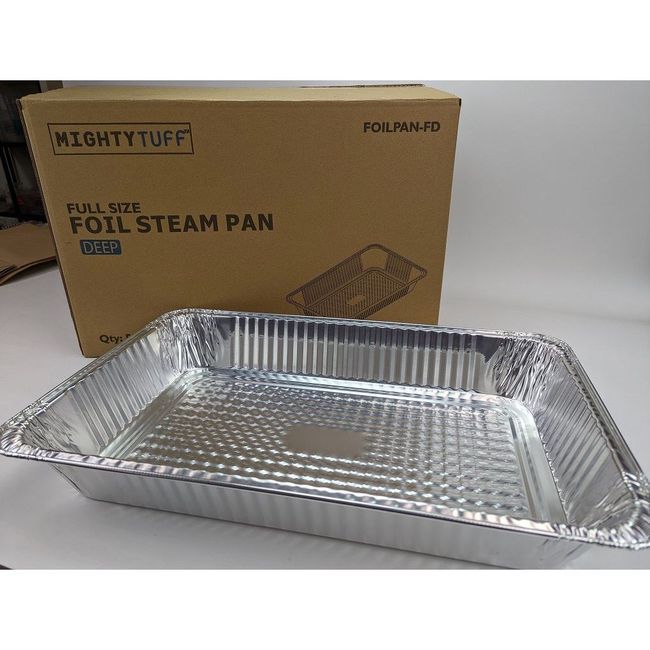 Somi Plat À Vapeur Profond En Aluminium Pleine Grandeur Mighty Tuff, 130 G -- 50 Par Boîte