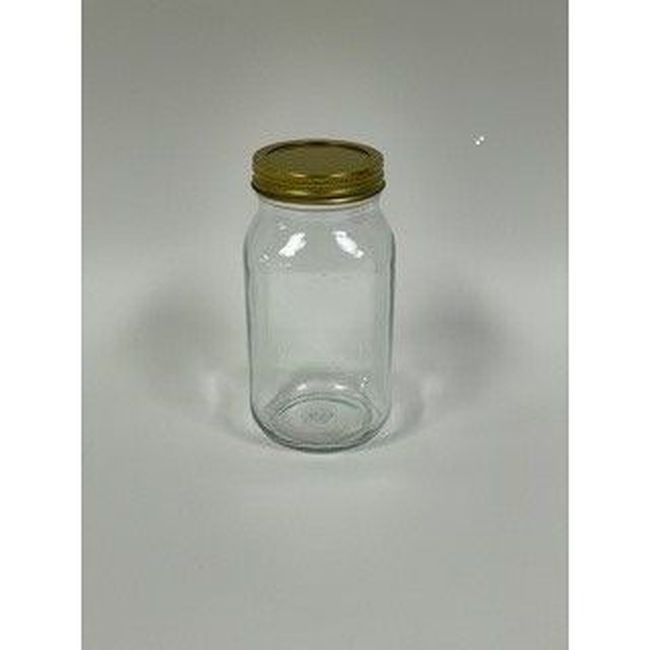 Somi Glass Jar With 2 Piece Ty 70 Mm Lid, 750 Ml Capacity -- 12 Per Case