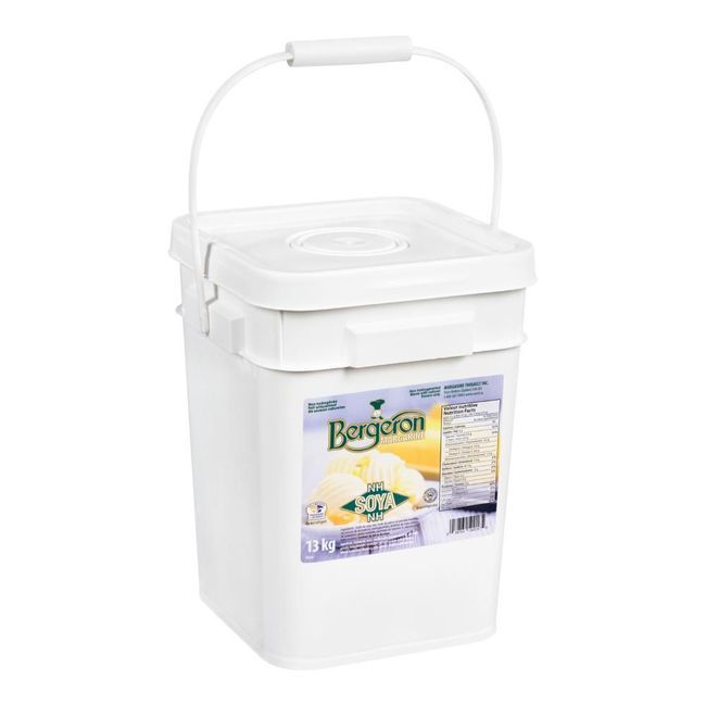 Bergeron Margarine Jaune Non Hydrogénée Au Soja, 13 Kg