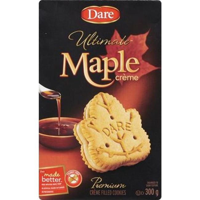 Ultimate Maple Leaf Cream Filled Cookies