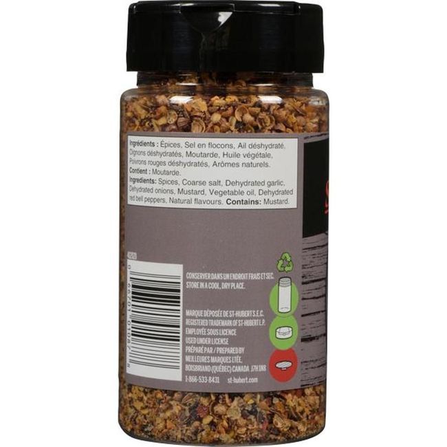 St Hubert Assaisonnement Pour Steak, 165 G -- 6 Par Boîte