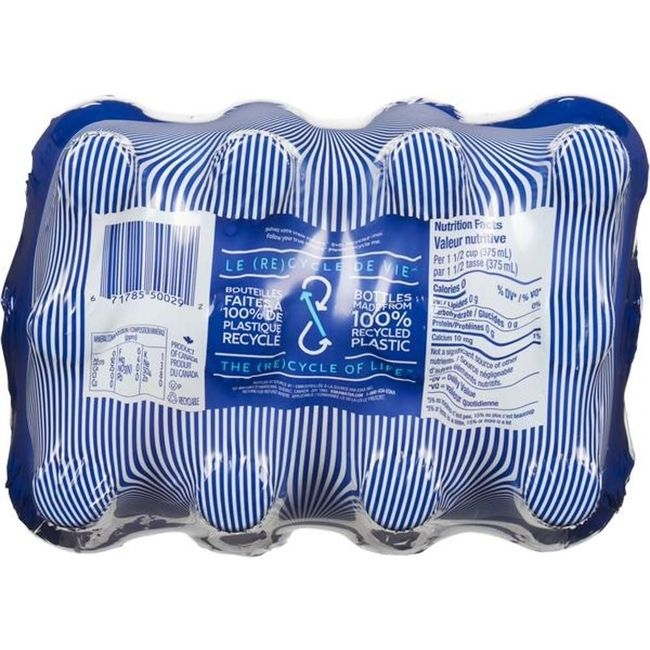 Sparkling Lemon Carbonated Natural Spring Water - Plastic Bottle