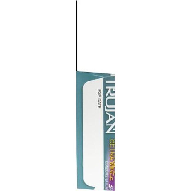 Trojan Ultra Thin Latex Condom, 3 Count -- 48 Per Case