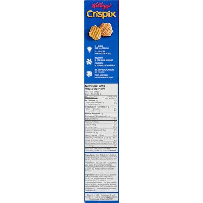 Crispix Carrés Collation, 37 G -- 10 Par Boîte