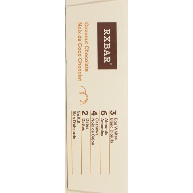 Rxbar Barre Protéinée Au Chocolat Et À La Noix De Coco, 52 G -- 72 Par Boîte