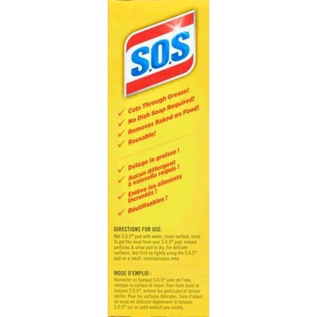 S.o.s Scrubbing Pads, 18 Count -- 12 Per Case