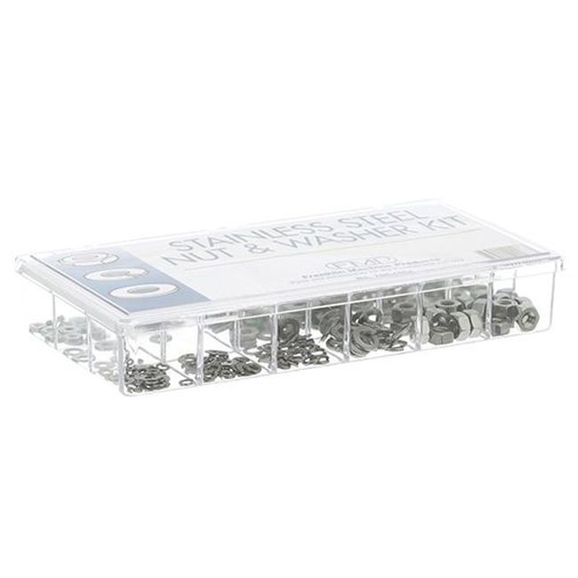Allpoints All851358 Stainless Steel Nut And Washer Kit