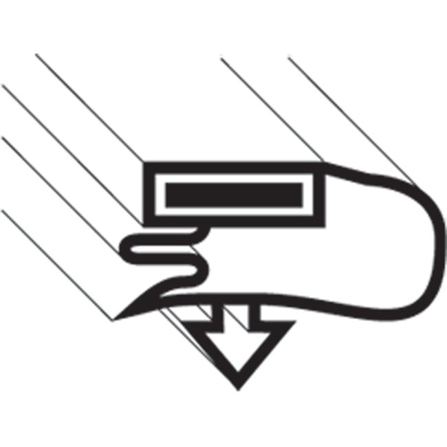 ARC67067 25 1/2 x 53 in Door Gasket